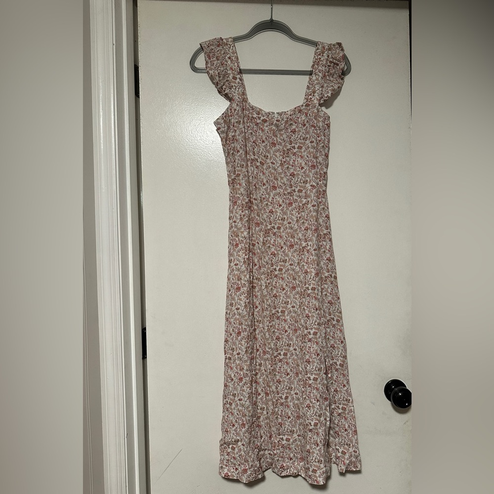 NEW w/ Tags LOFT Outlet Floral Midi Dress